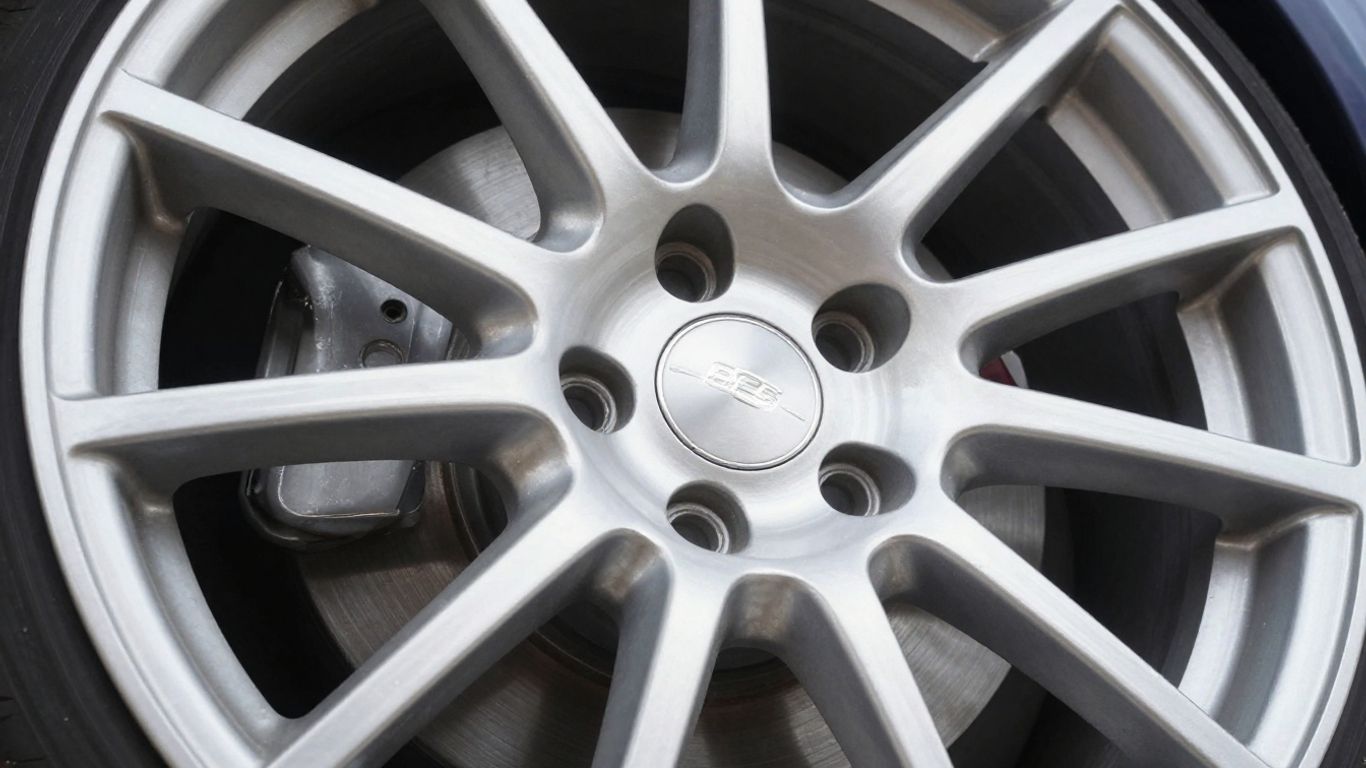 Lesklý litý ALU disk s paprskovým designem.